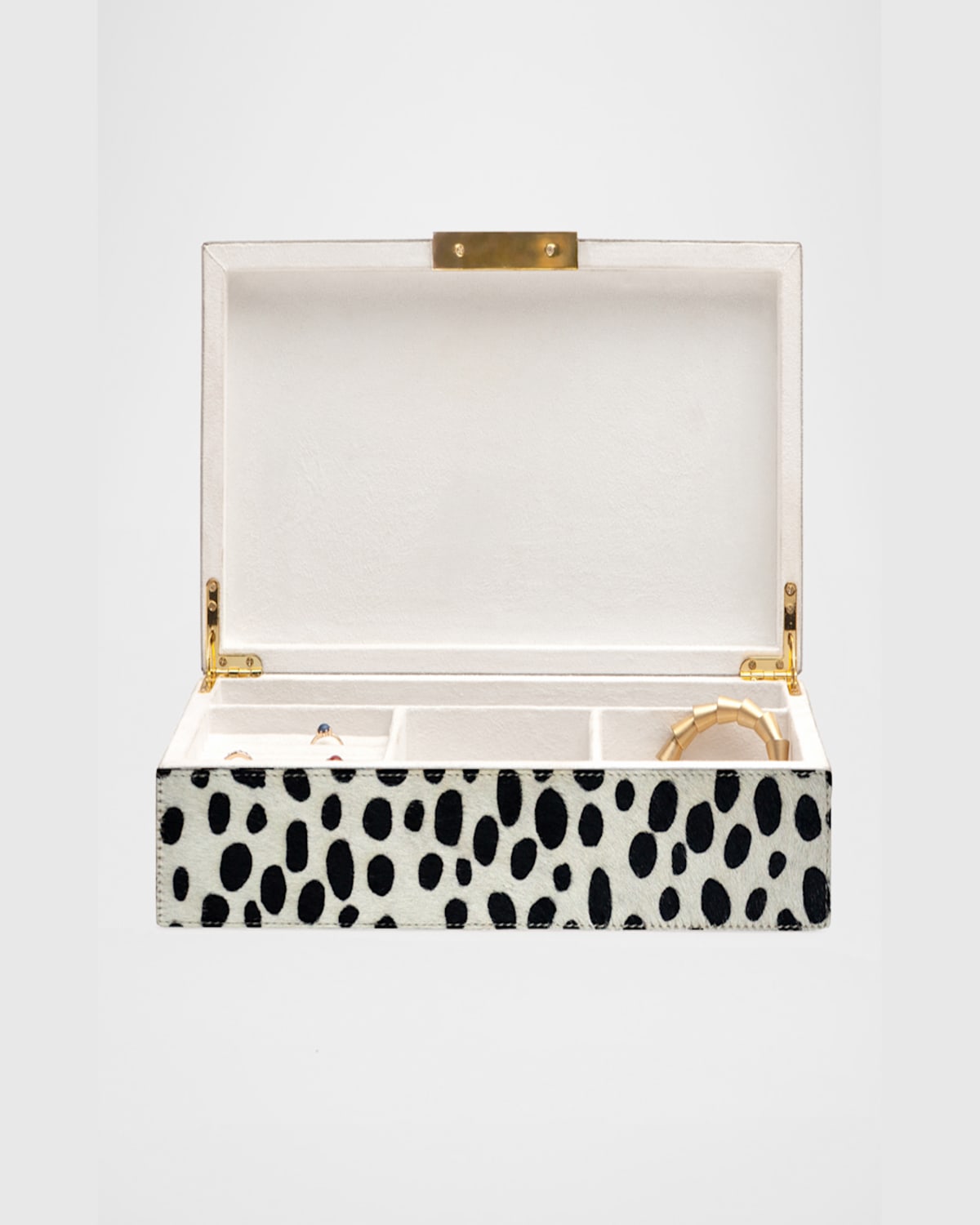 Pigeon & Poodle Malmo Large Jewelry Box In Dalmation Print