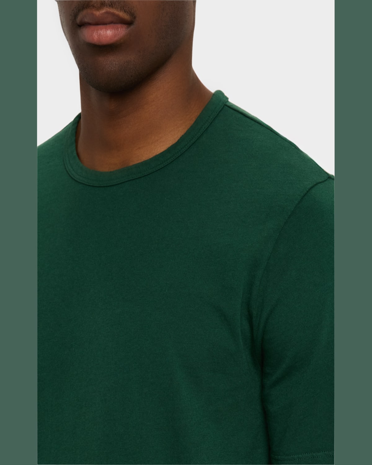 Vince Solid T-shirt In Washed Coral Red