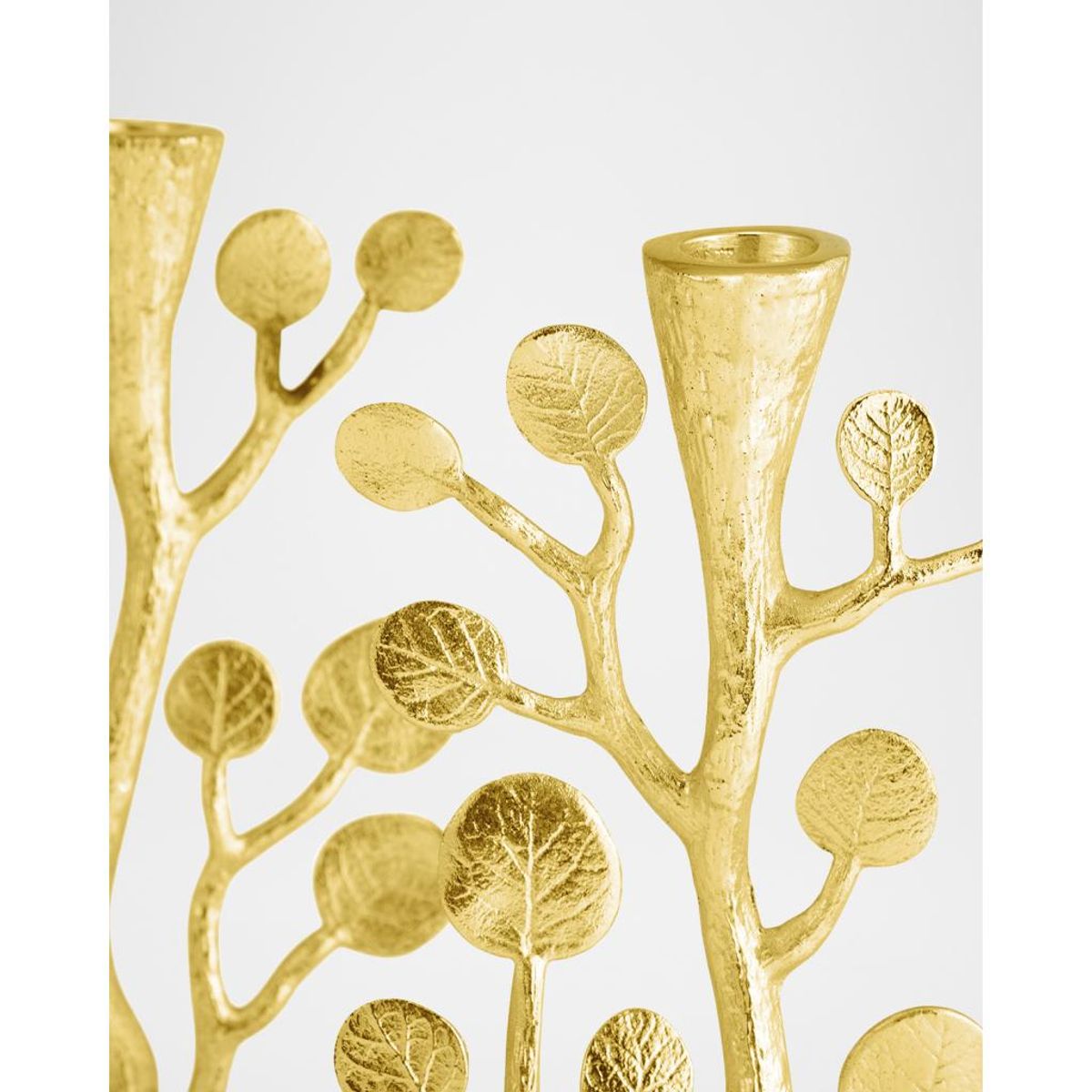 Michael Aram Botanical Leaf 2-piece Candleholder Set