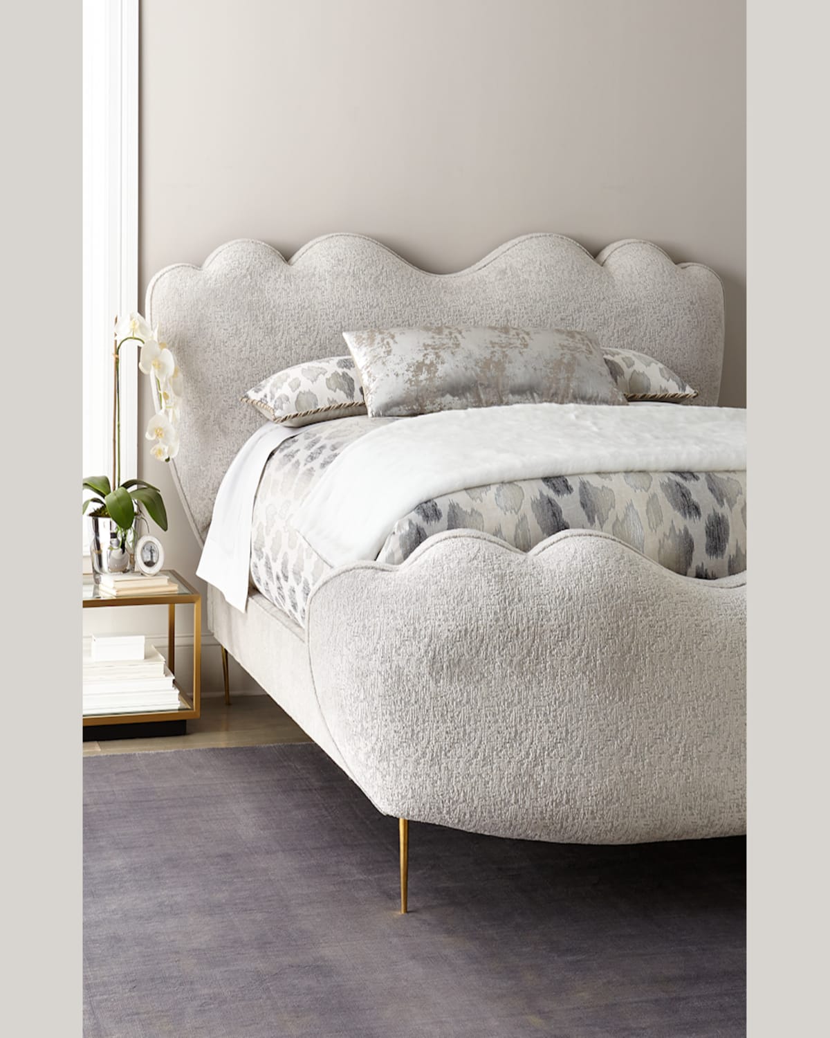 Haute House Cloud California King Bed In Platinum