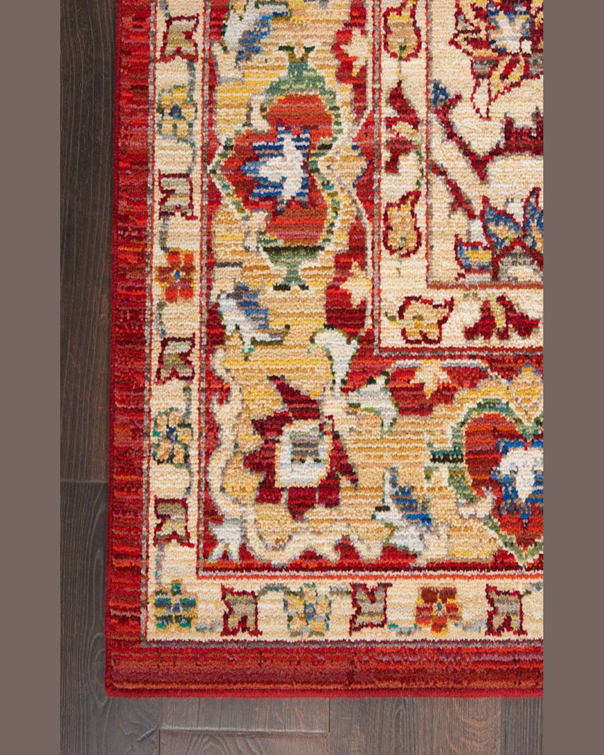 Nourcouture Cher Loom-woven Rug, 10' X 13' In Red