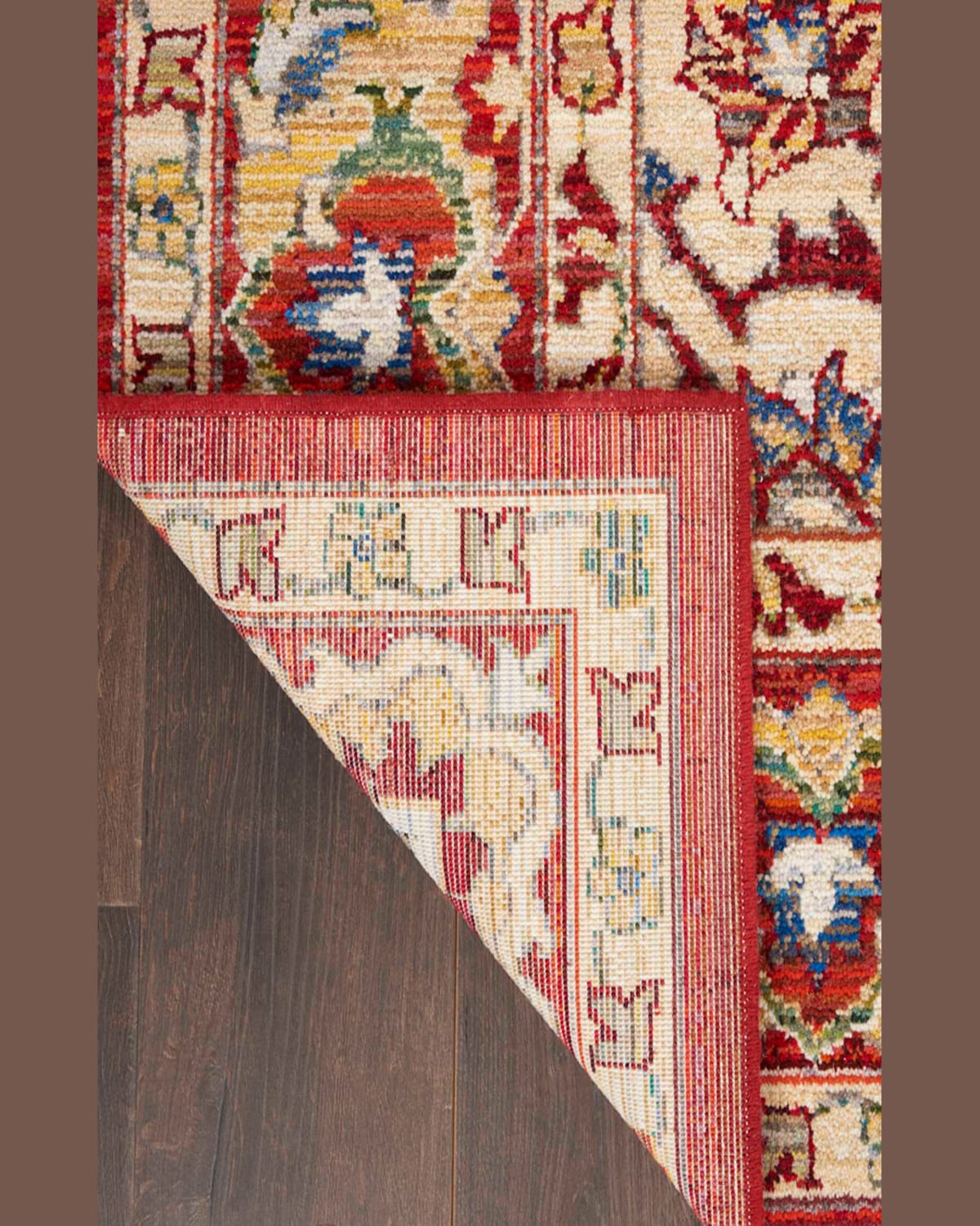 Nourcouture Cher Loom-woven Rug, 10' X 13' In Red