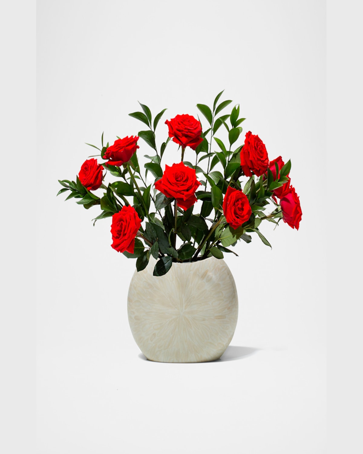 Ladorada Light Almendro Symmetry Bone Vase