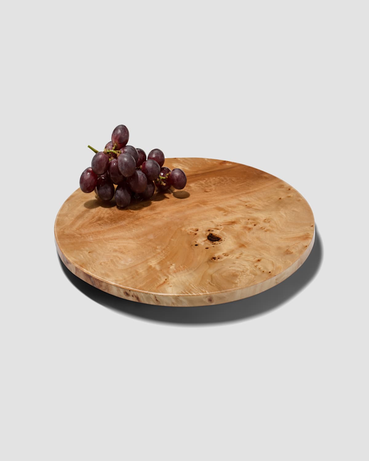 Ladorada Burl Veneer Revolving Tray