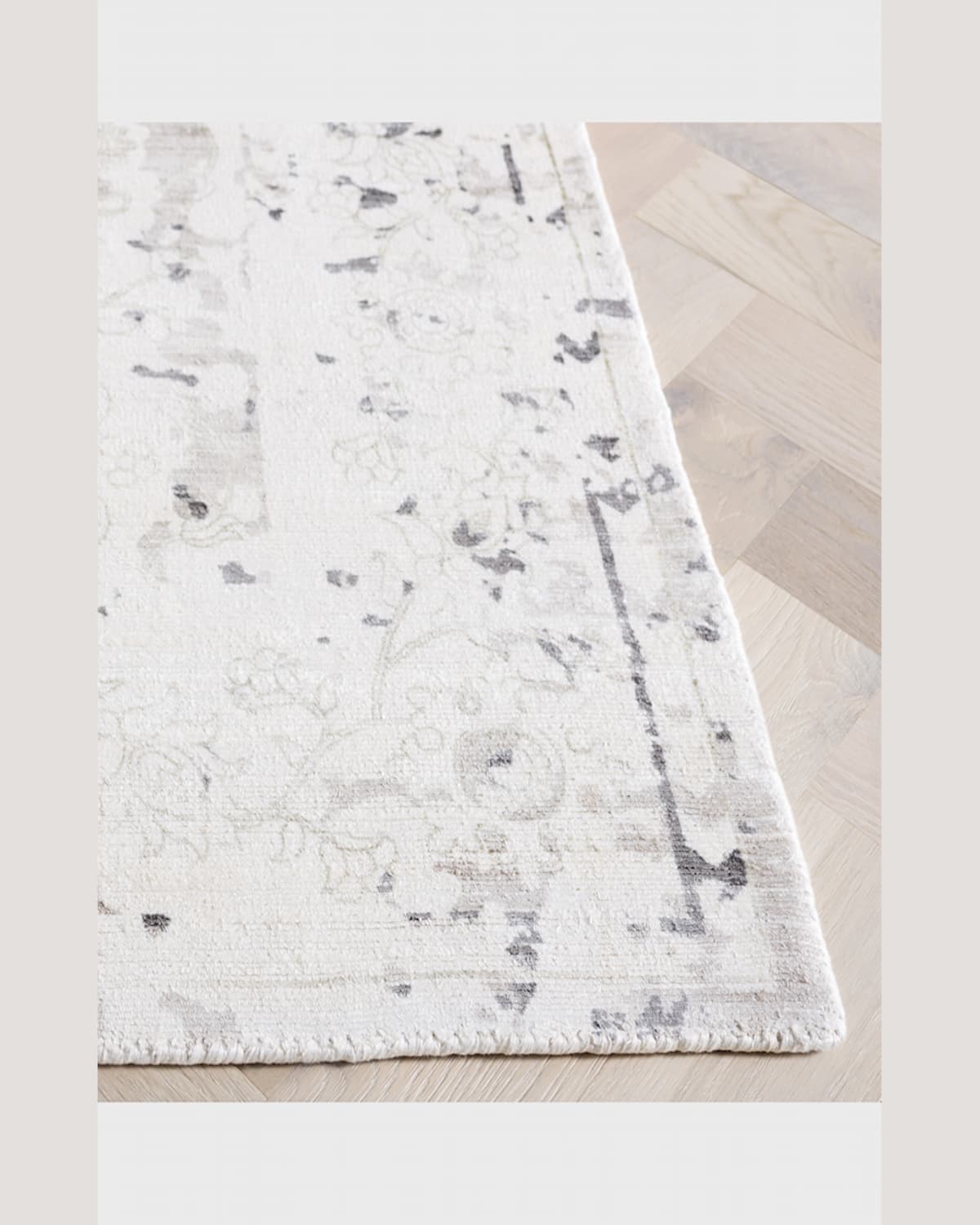 Safavieh Freja Loom-knotted Rug, 6' X 9' In Charcoal/cream