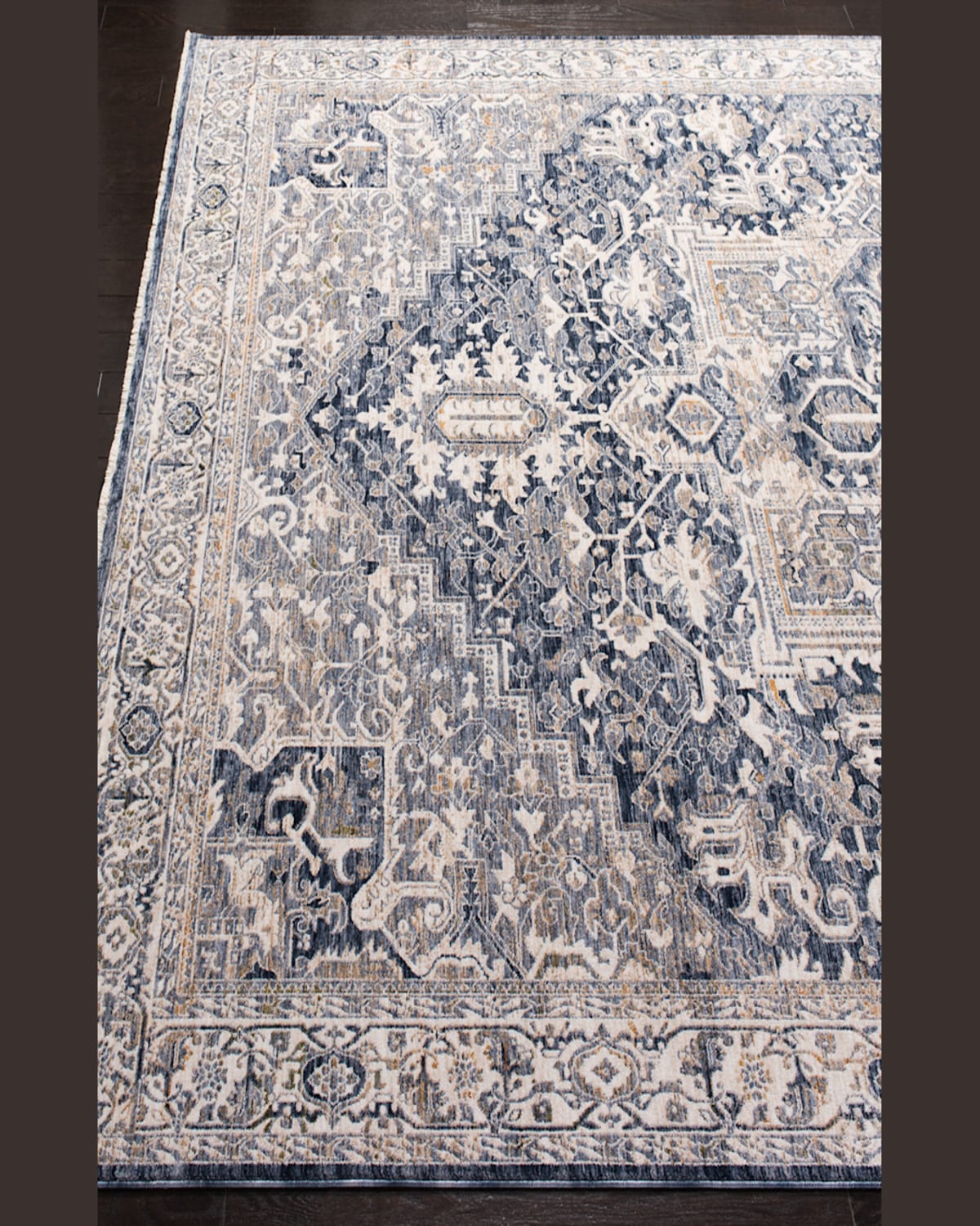 Ralph Lauren Emeril Power-loomed Rug, 9' X 12' In Navy