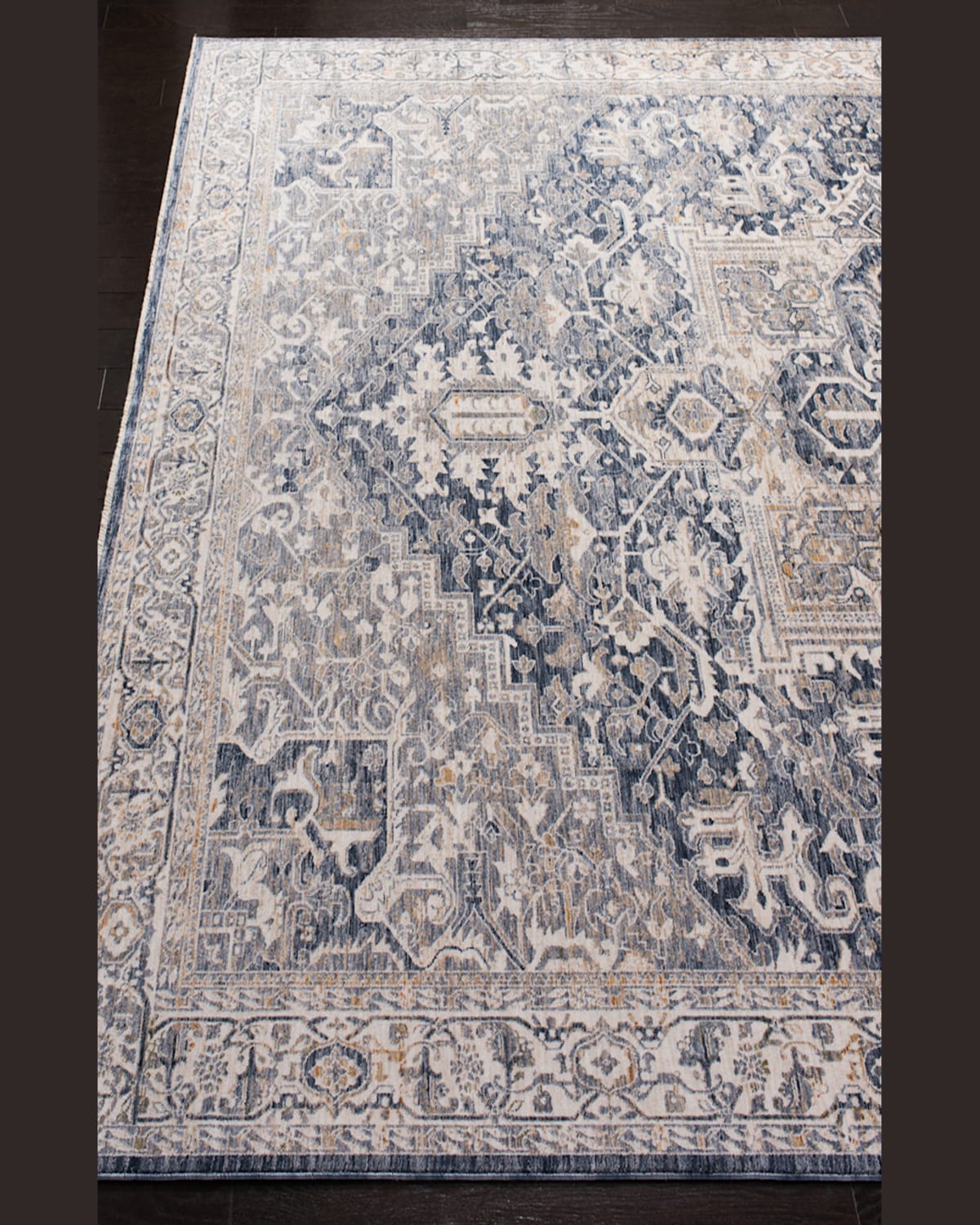 Ralph Lauren Emeril Power-loomed Rug, 9' X 12' In Navy