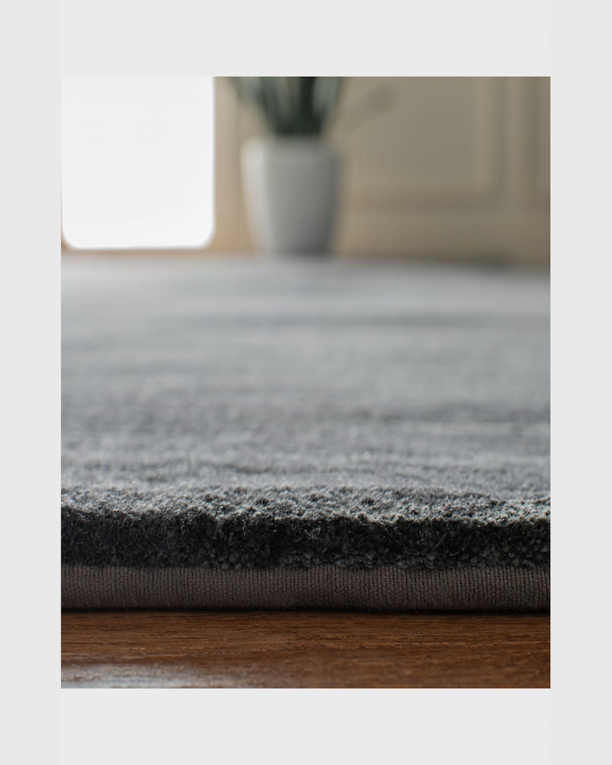 Polo Ralph Lauren Ayumi Hand-knotted Rug, 6' X 9' In Gunmetal