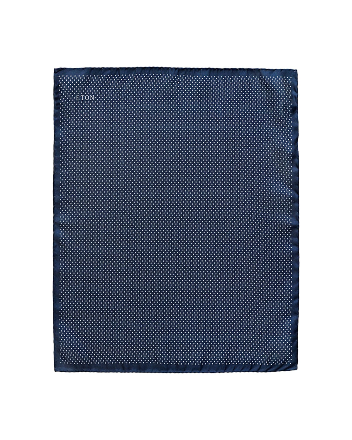 Eton Men's Polka Dot Pocket Square In Navy