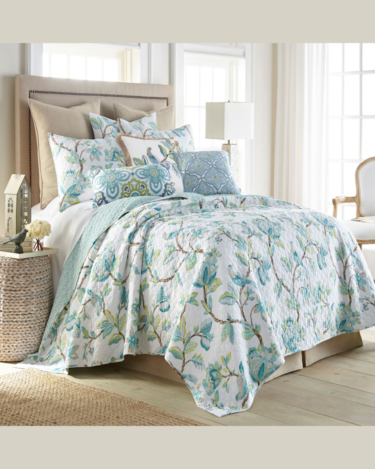 Levtex Cressida Multi Medallion Pillow In Blue