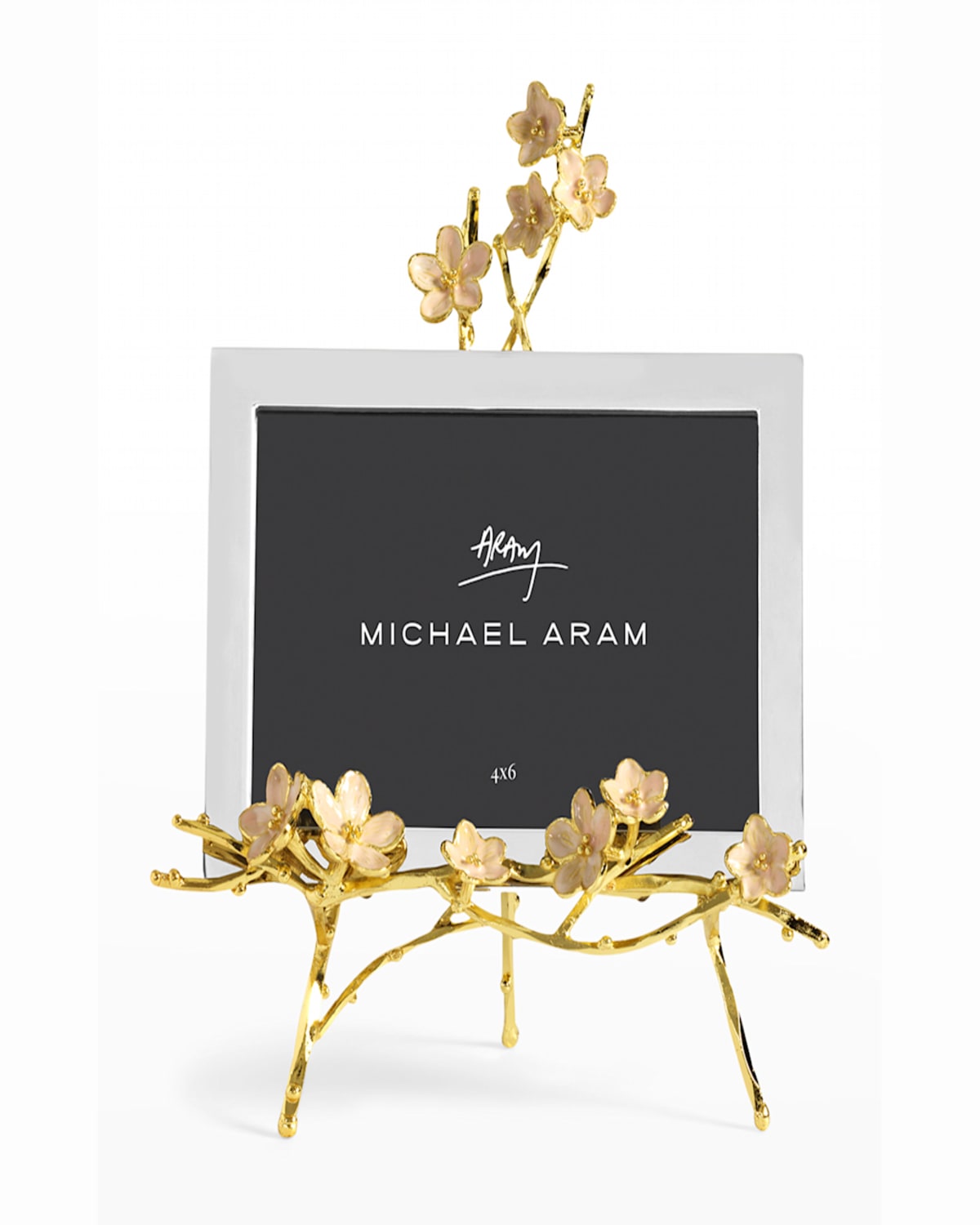 Michael Aram Cherry Blossom Photo Frame & Easel 2-piece Set