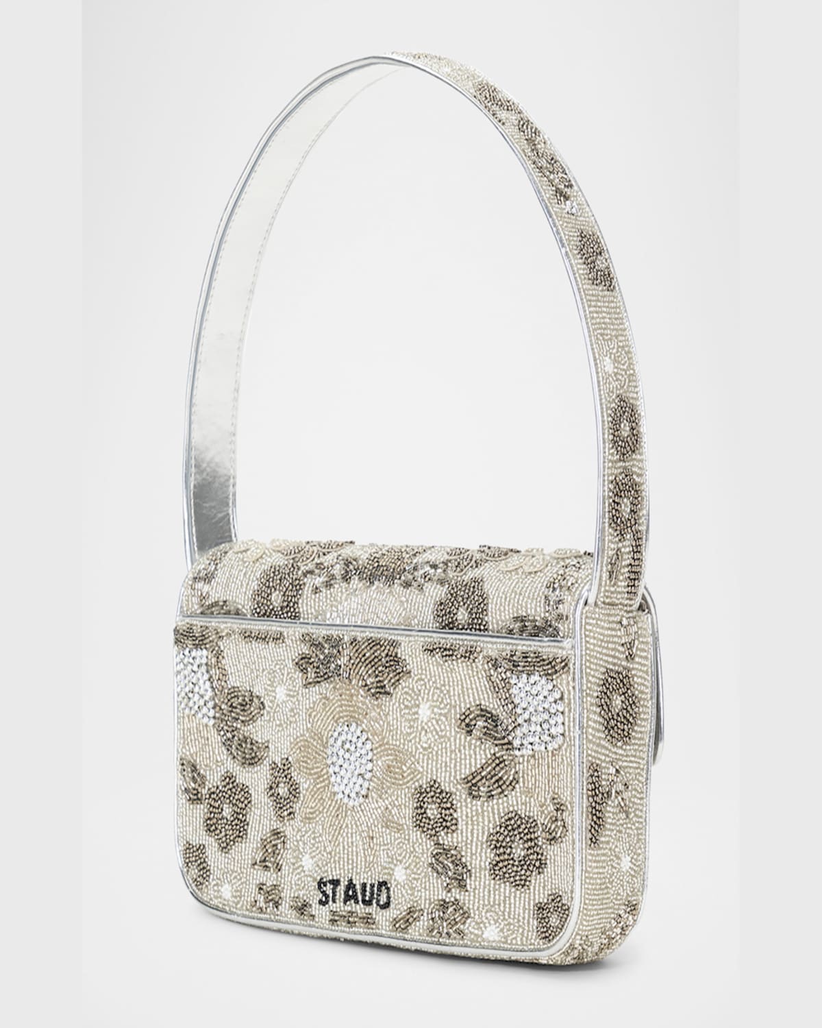 STAUD TOMMY FLORAL SHOULDER BAG 
