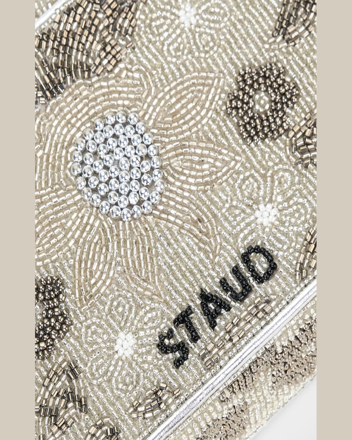 STAUD TOMMY FLORAL SHOULDER BAG 