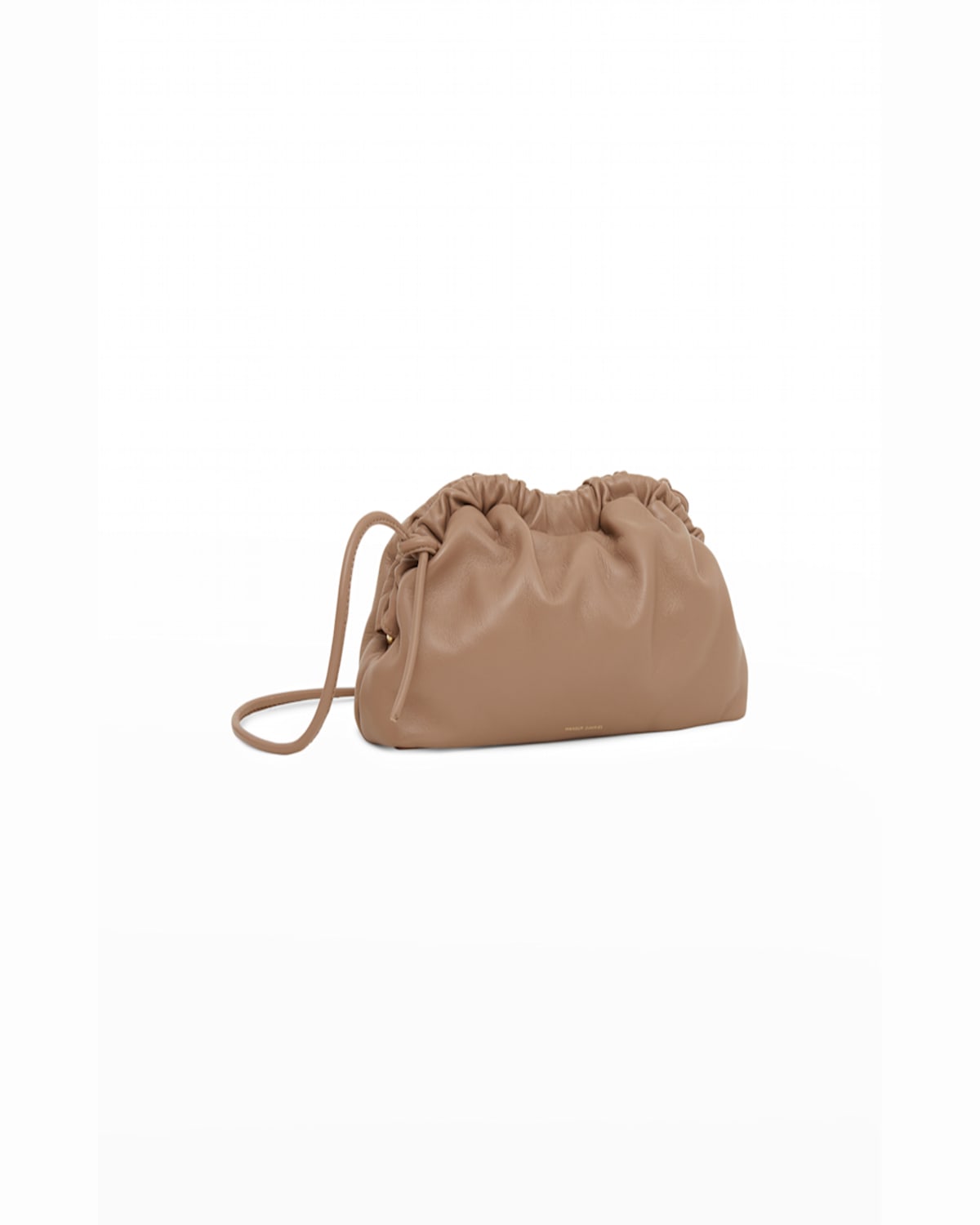 Mansur Gavriel Mini Lambskin Cloud Clutch Bag In Biscotto