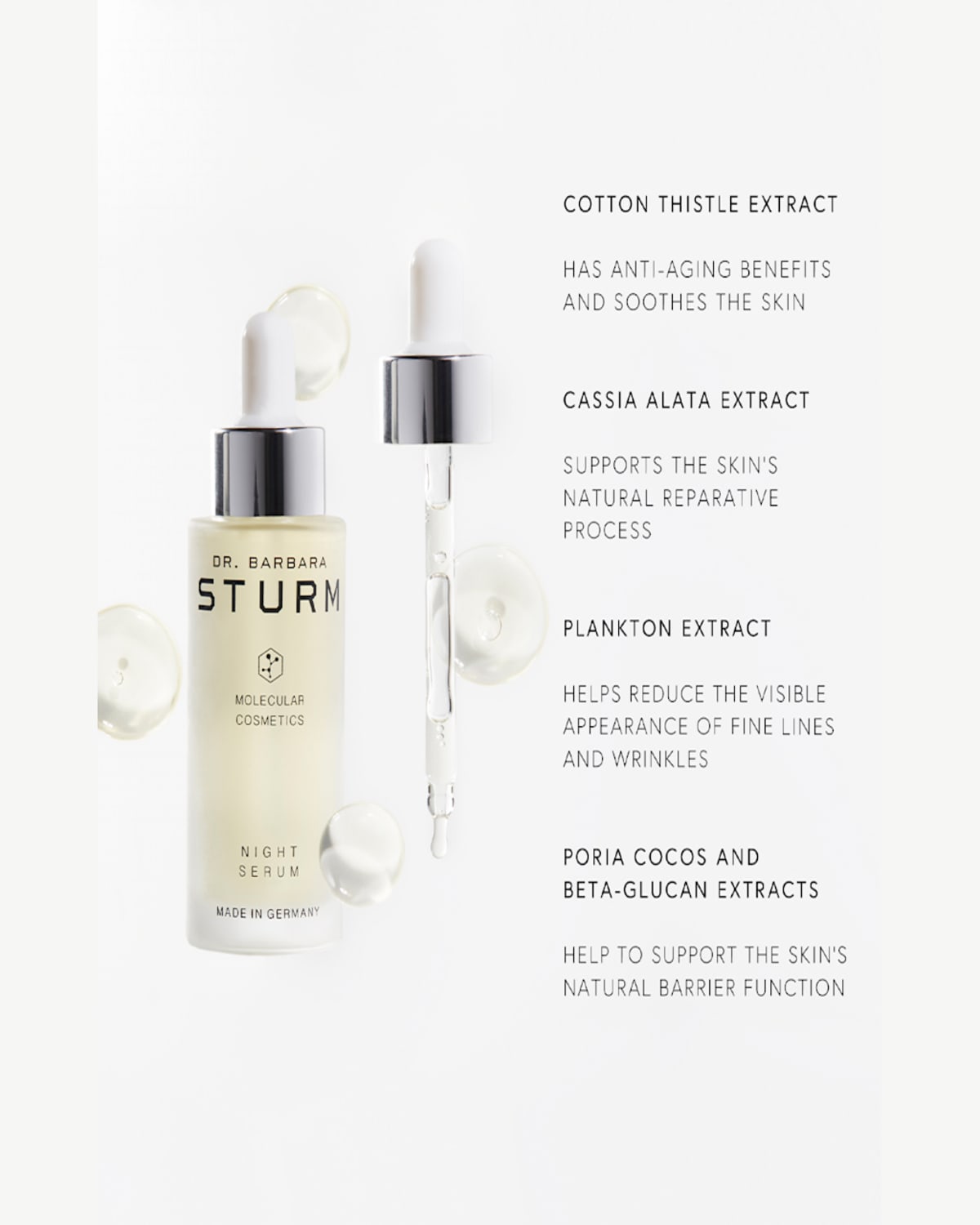 Dr Barbara Sturm Night Serum 1.01 Oz.