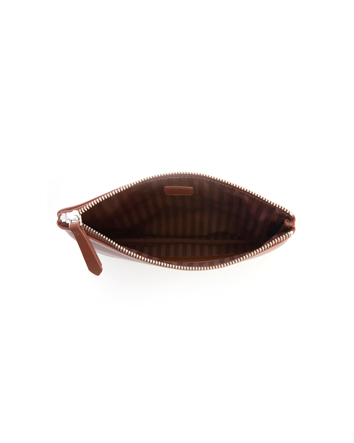 Royce New York Zippered Travel Organizer Pouch In Tan