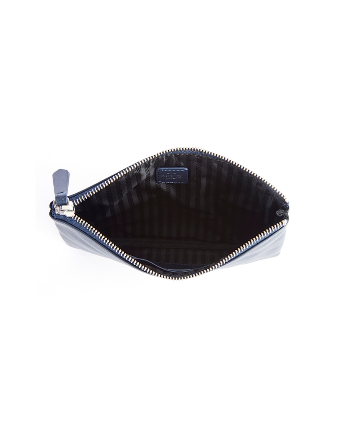 Royce New York Zippered Travel Organizer Pouch In Navy Blue