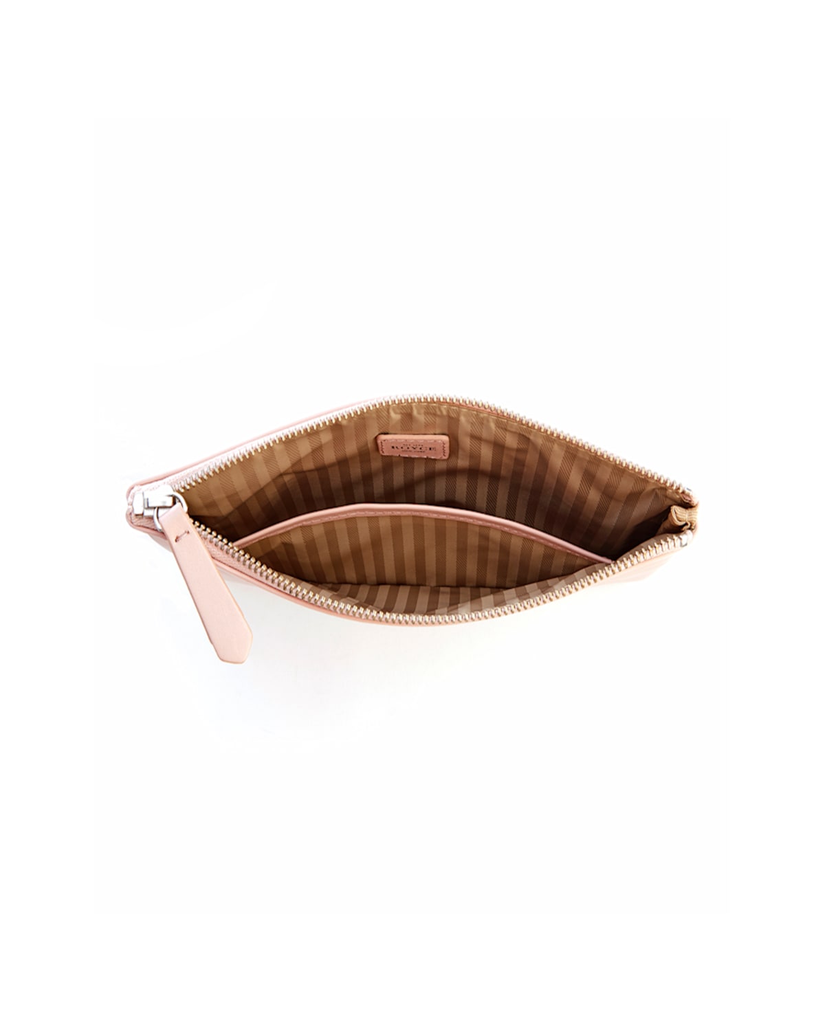 Royce New York Zippered Travel Organizer Pouch In Blush Pink