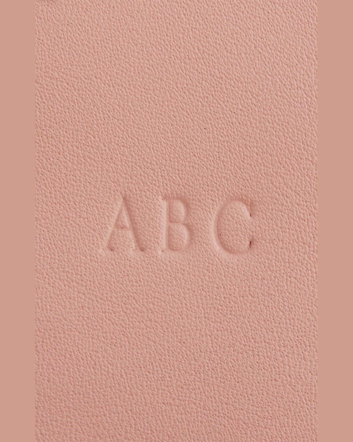 Royce New York Zippered Travel Organizer Pouch In Blush Pink