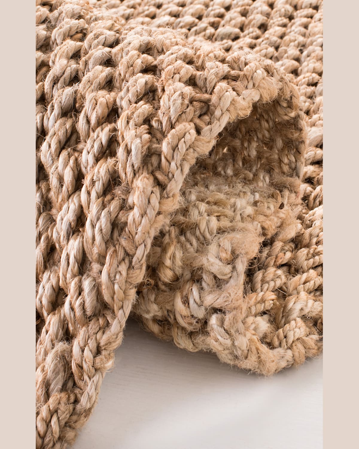 Ralph Lauren Panama Jute Hand-loomed Rug, 8' X 10' In Natural