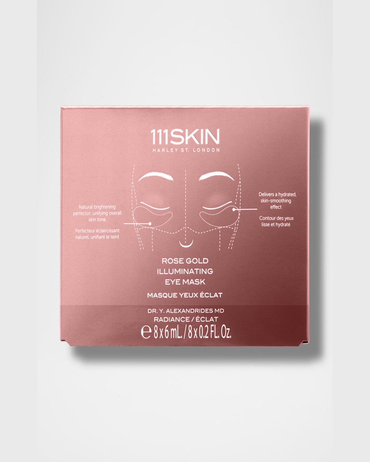 111skin Rose Gold Illuminating Eye Mask 8 X 6ml