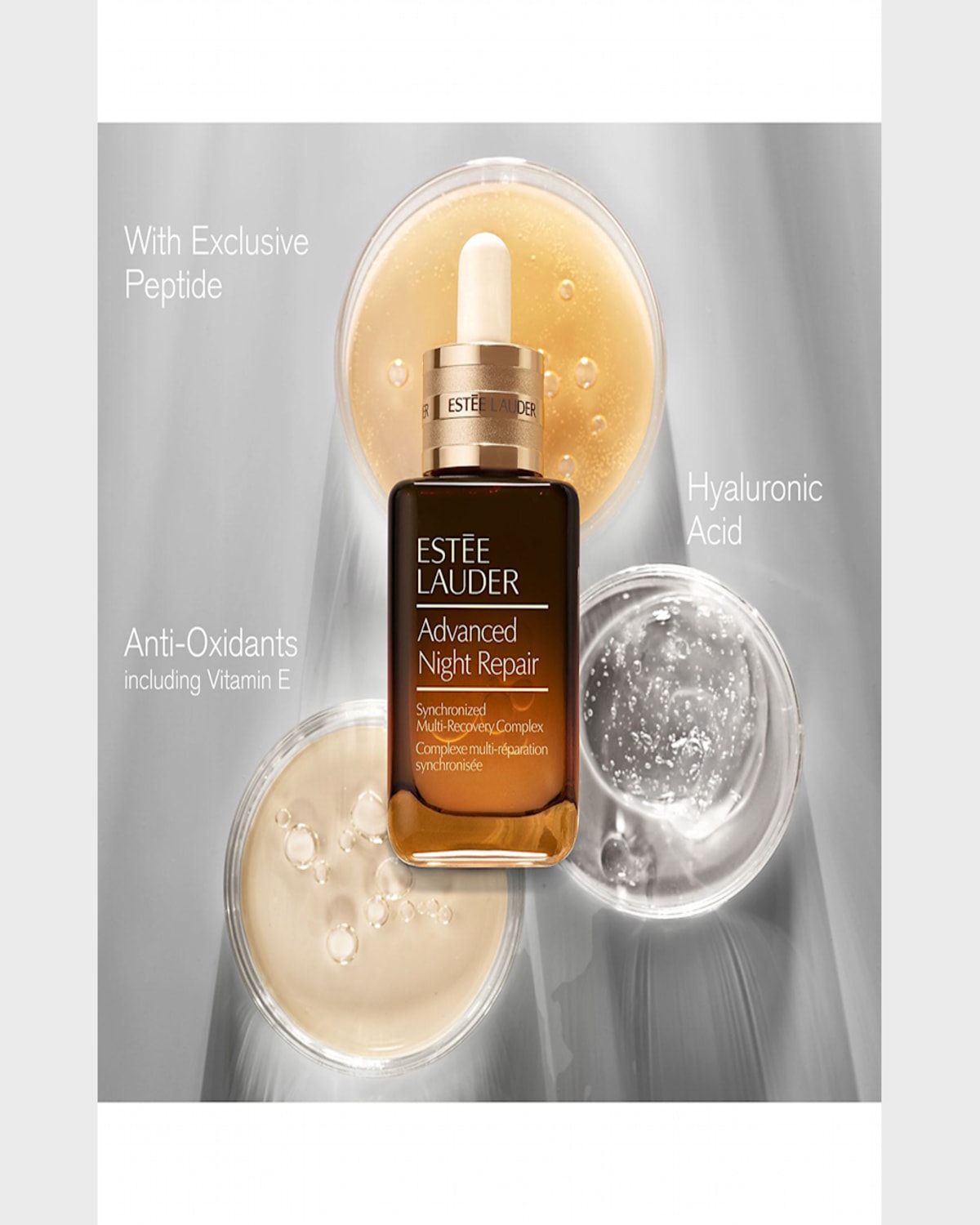 Estée Lauder Advanced Night Repair Synchronized Multi-recovery Complex Serum With Hyaluronic Acid & Peptides , 3.