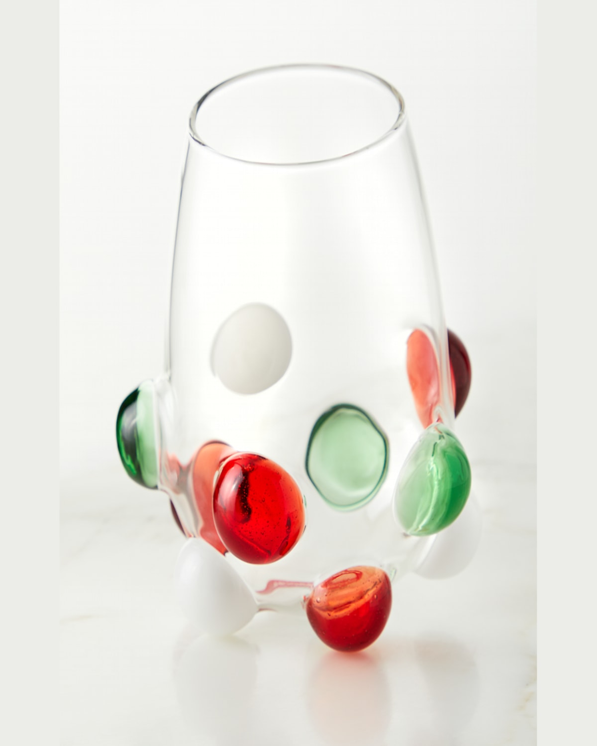 Massimo Lunardon Multicolor Bubble Stemless Wine Glass