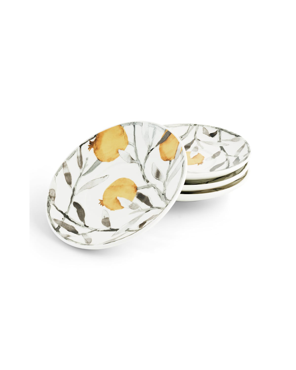Michael Aram Pomegranate 8-piece Teacup & Saucer Demitasse Set