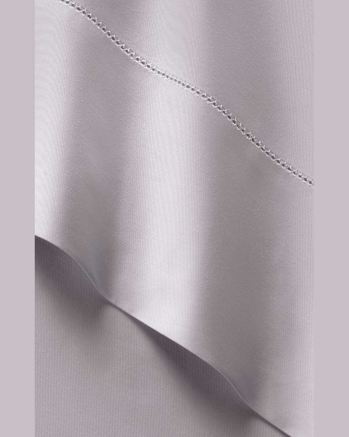 Polo Ralph Lauren Organic Sateen 624-thread Count Flat Sheet In Platinum
