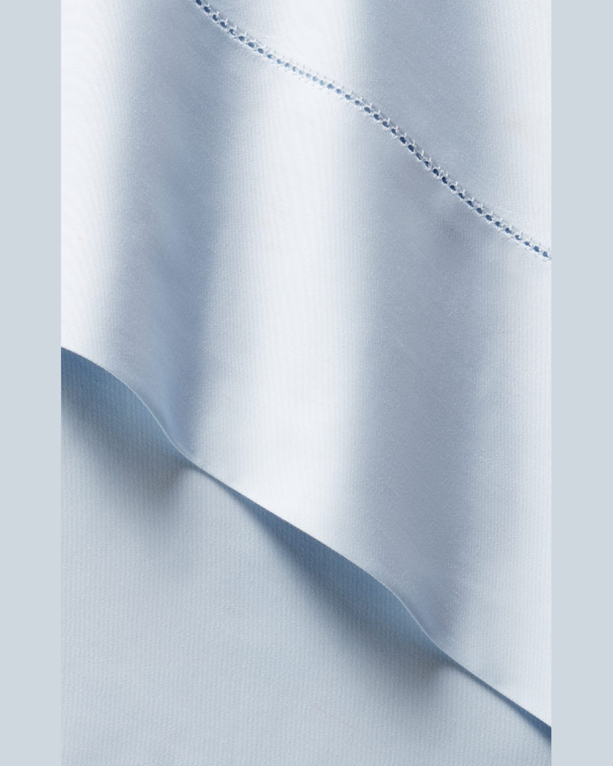 Shop Polo Ralph Lauren Organic Sateen Fitted Sheet, Queen In Platinum