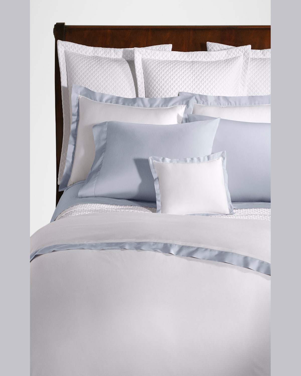 Shop Polo Ralph Lauren Organic Sateen Fitted Sheet, Queen In Platinum