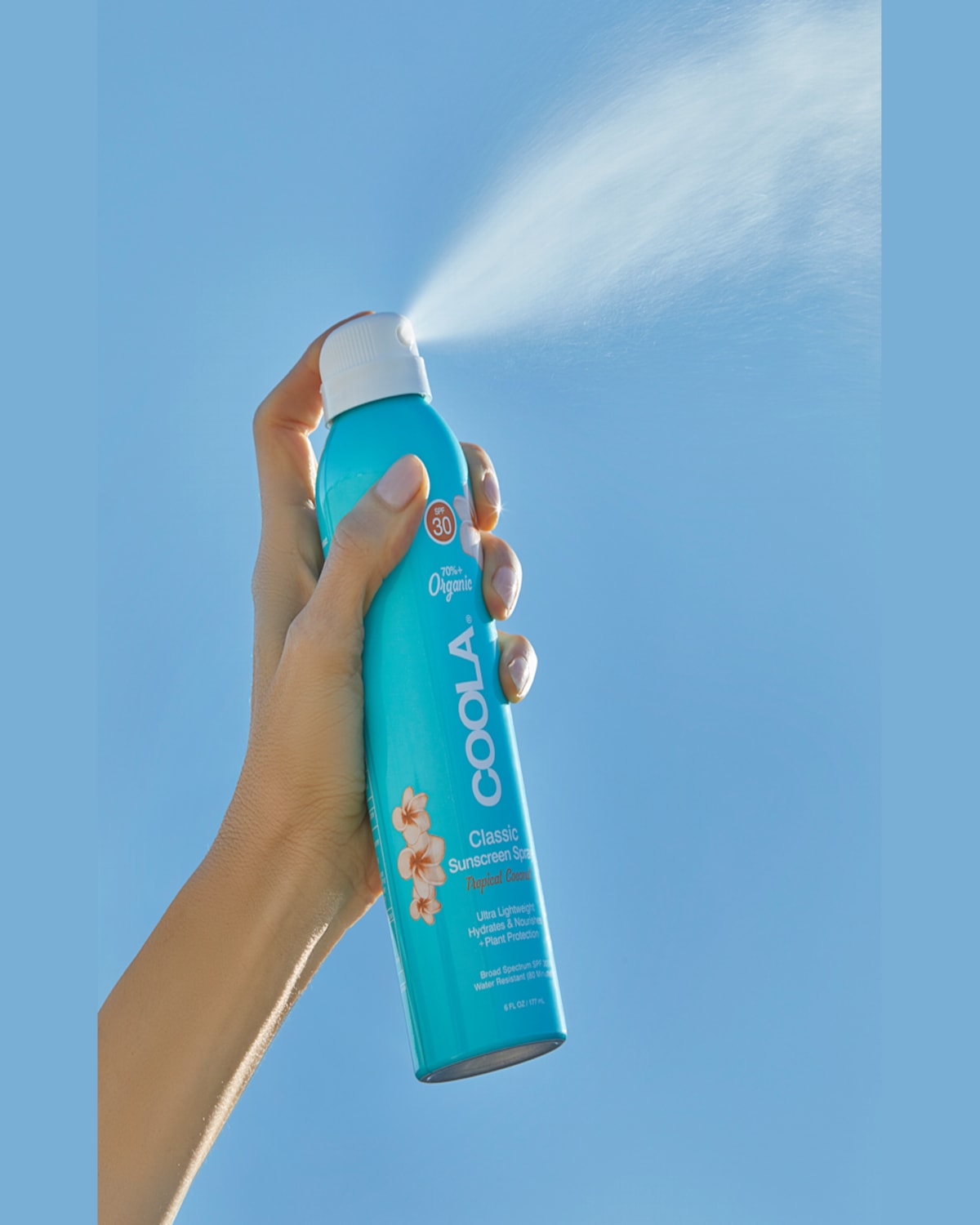 Coola Classic Body Organic Sunscreen Spray Spf 30 - Tropical Coconut 6 Oz.