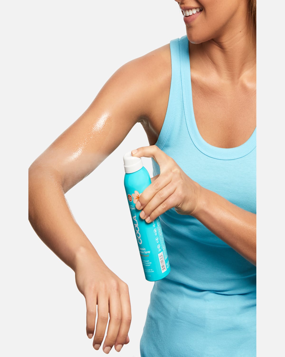 Coola Classic Body Organic Sunscreen Spray Spf 30 - Tropical Coconut 6 Oz.