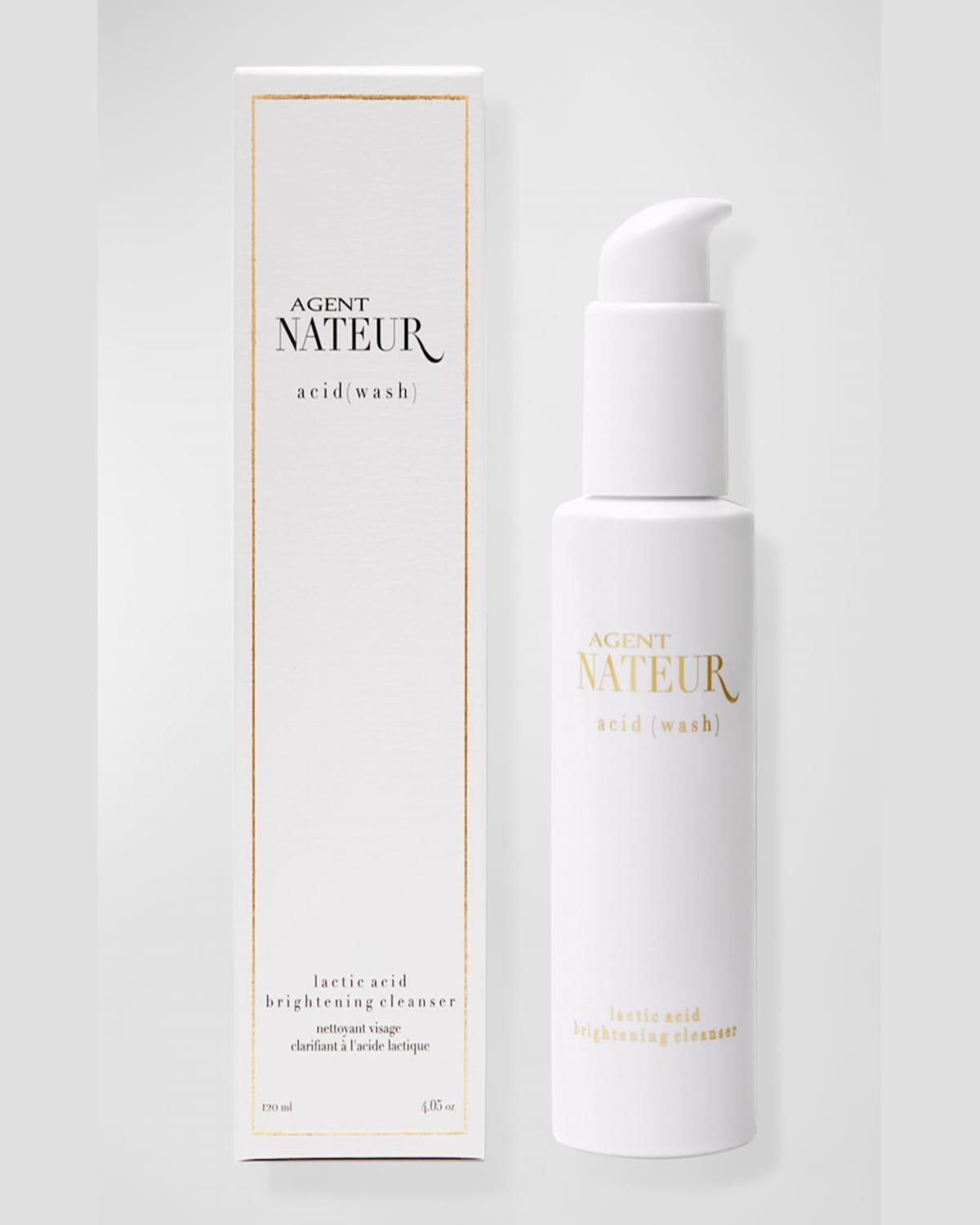 Agent Nateur Acid (wash) Lactic Acid Brightening Cleanser, 120ml - One Size