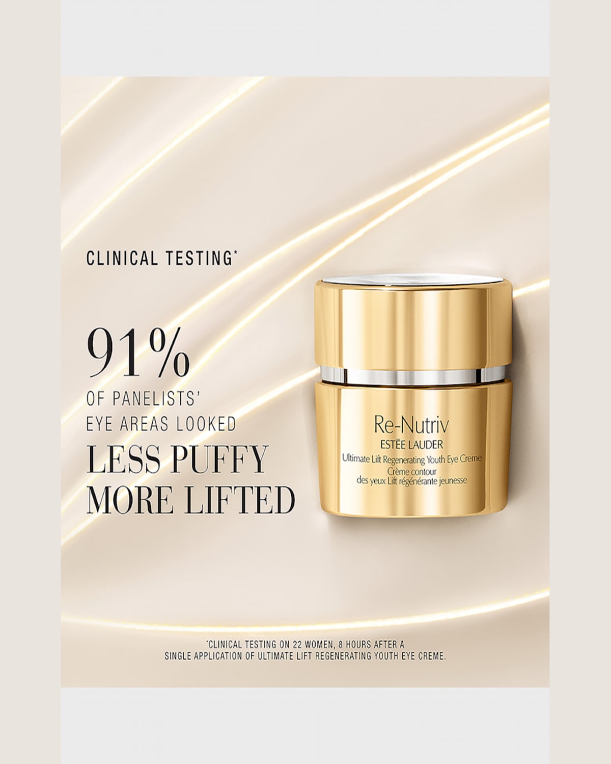 Estée Lauder Re-nutriv Ultimate Lift Regenerating Youth Moisturizer Creme 1.7 Oz.