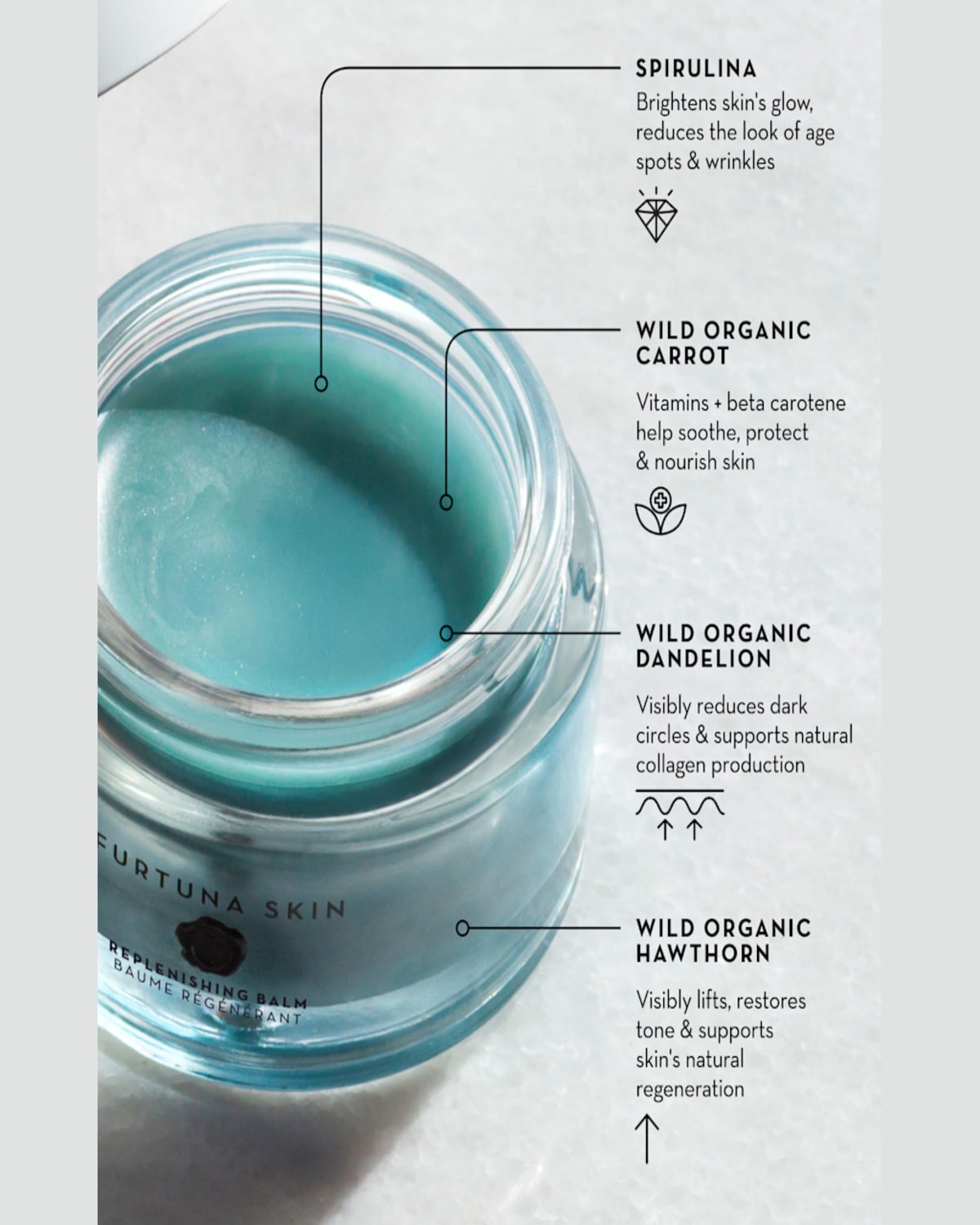 Furtuna Skin 1.6 Oz. Rinascita Delle Olive Replenishing Balm