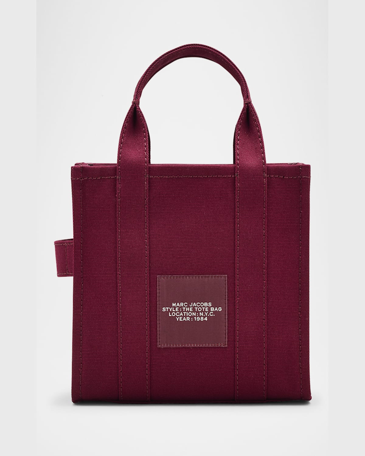 Marc Jacobs The Small Canvas Tote Bag In Oxblood