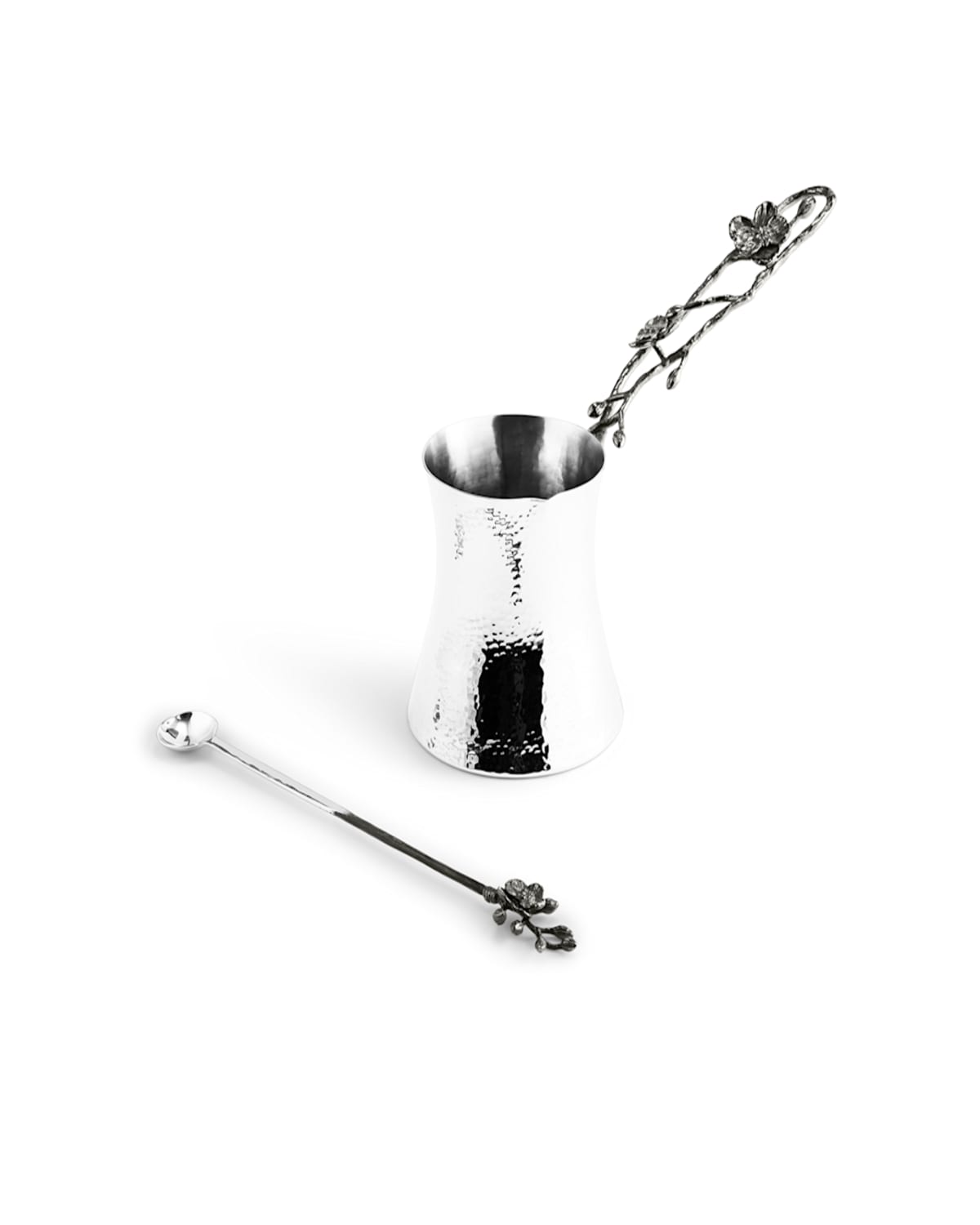 Michael Aram Black Orchid Large Coffee Pot With Spoon