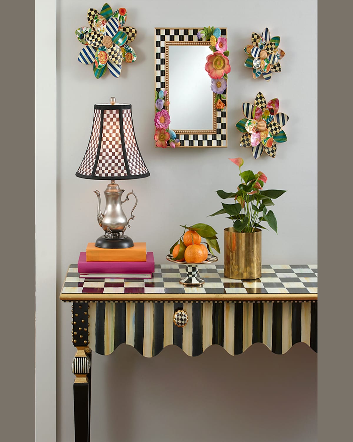 Mackenzie-childs Medium Wallflower Wall Art
