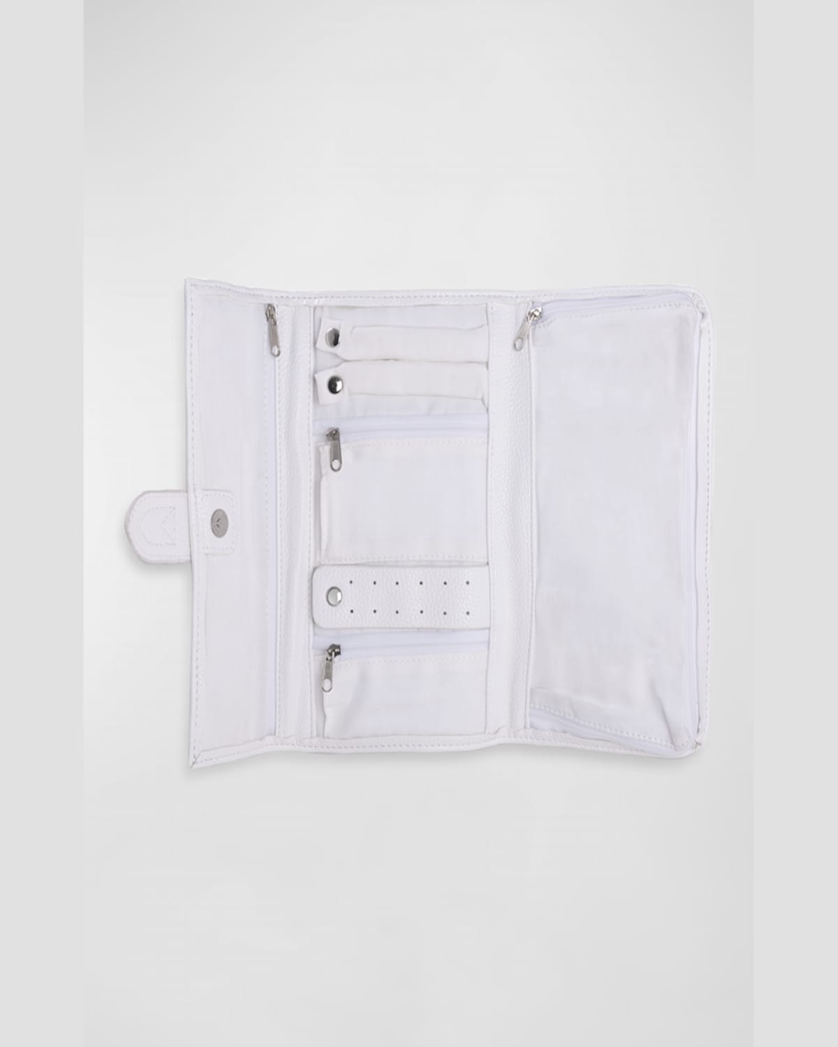 Bey-berk Haley Jewelry Clutch In White