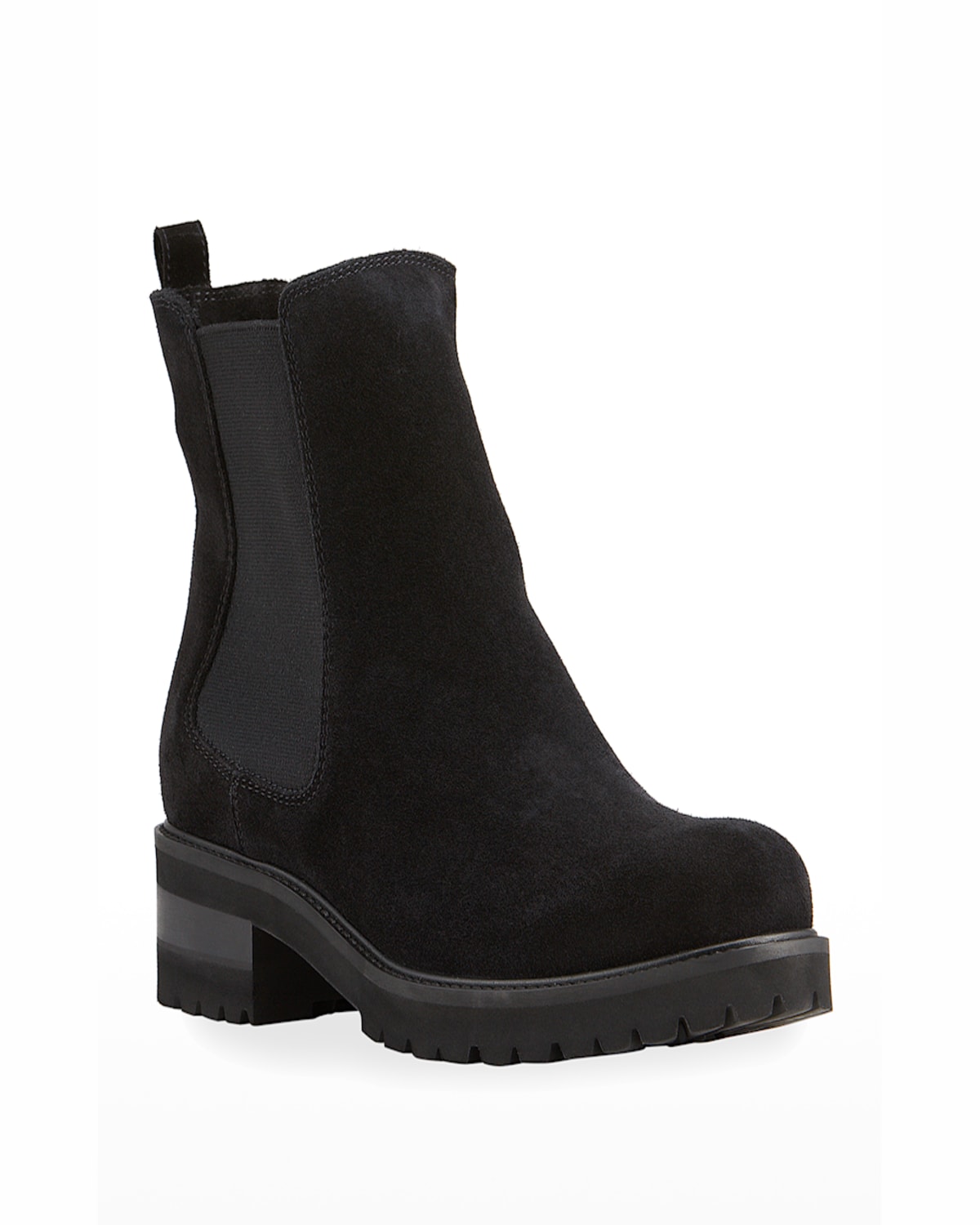La Canadienne Connor Waterproof Suede Chelsea Boots In Black