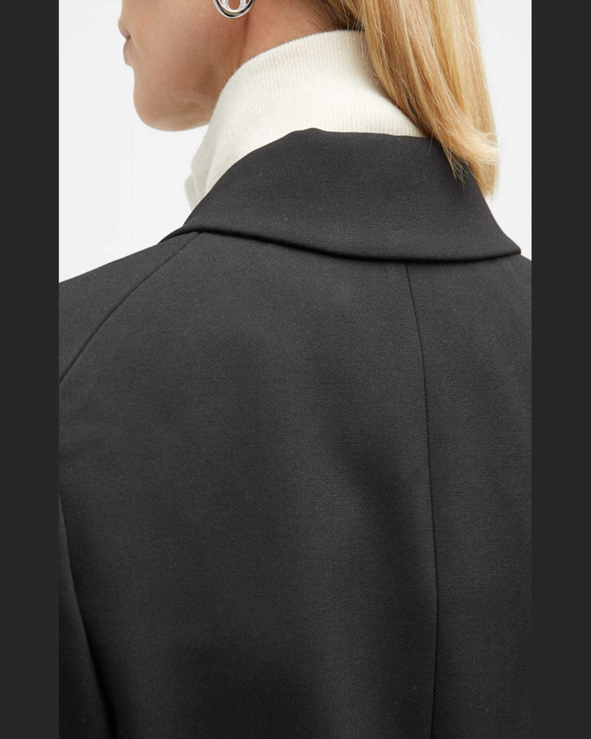 Shop Veronica Beard Uptown Cashmere Dickey In Ivory