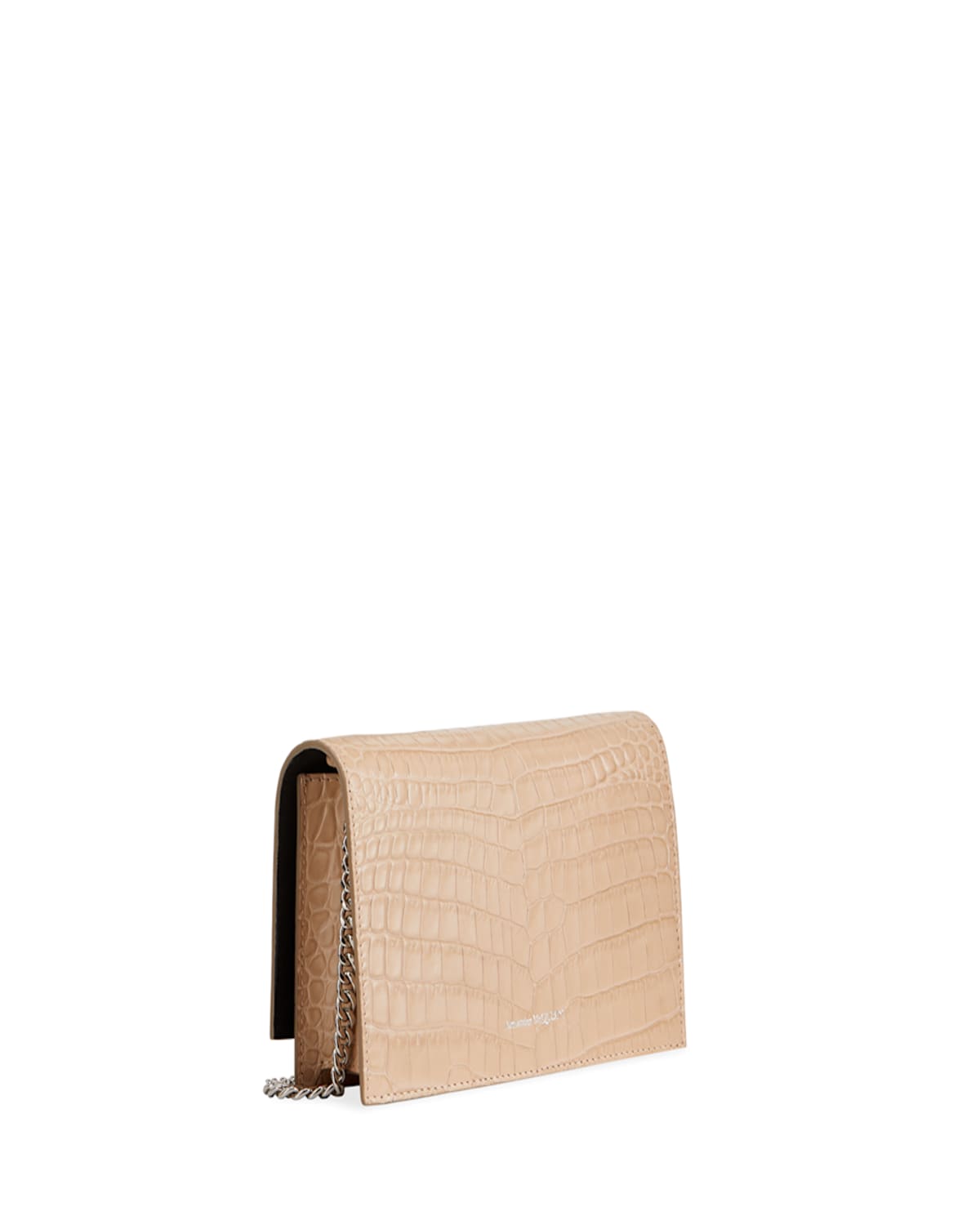 Alexander Mcqueen Mini Skull Croc-embossed Crossbody Bag In Shirting Blue