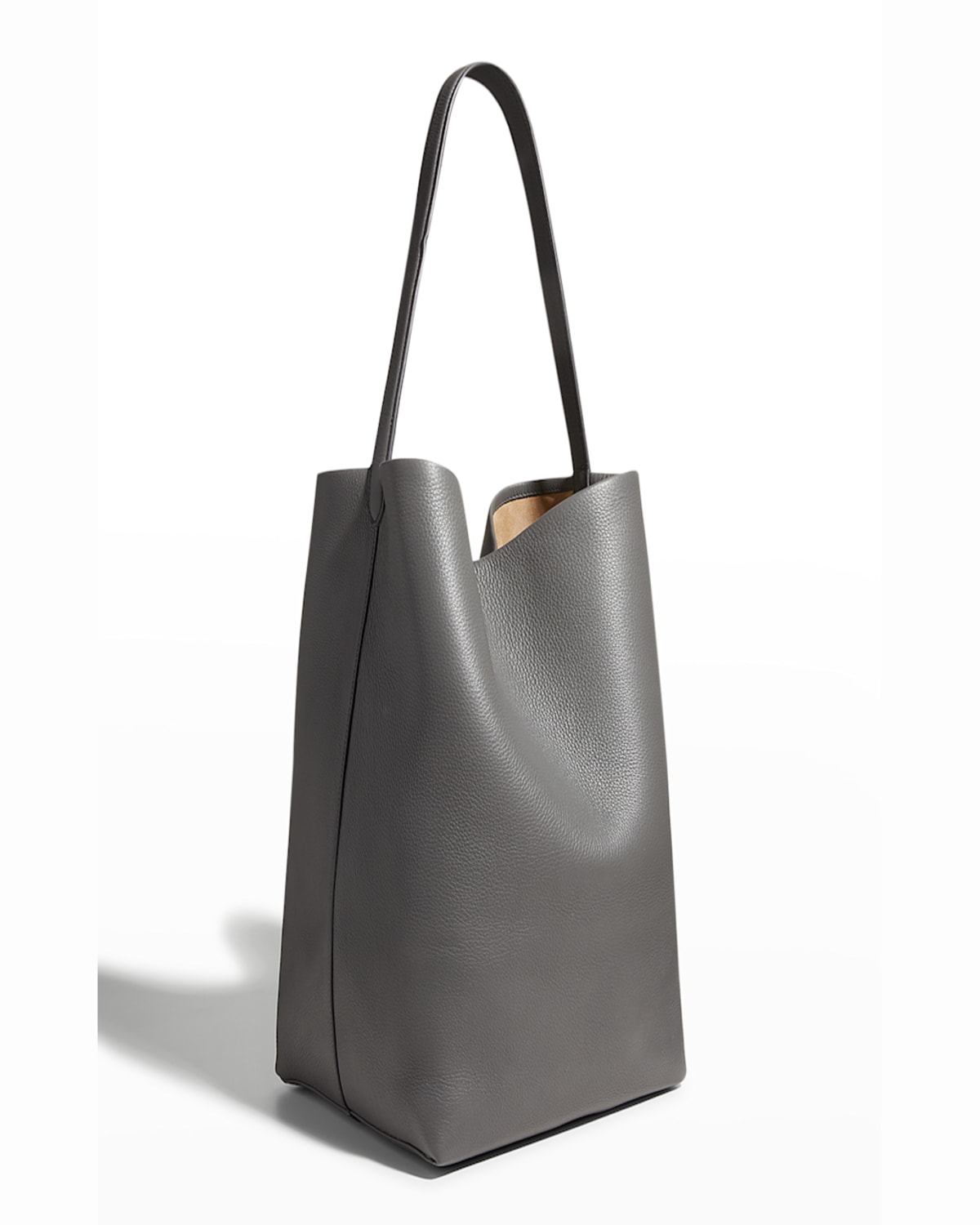 THE ROW N/S PARK TOTE LARGE IN LUX GRAINED CALFKSIN 