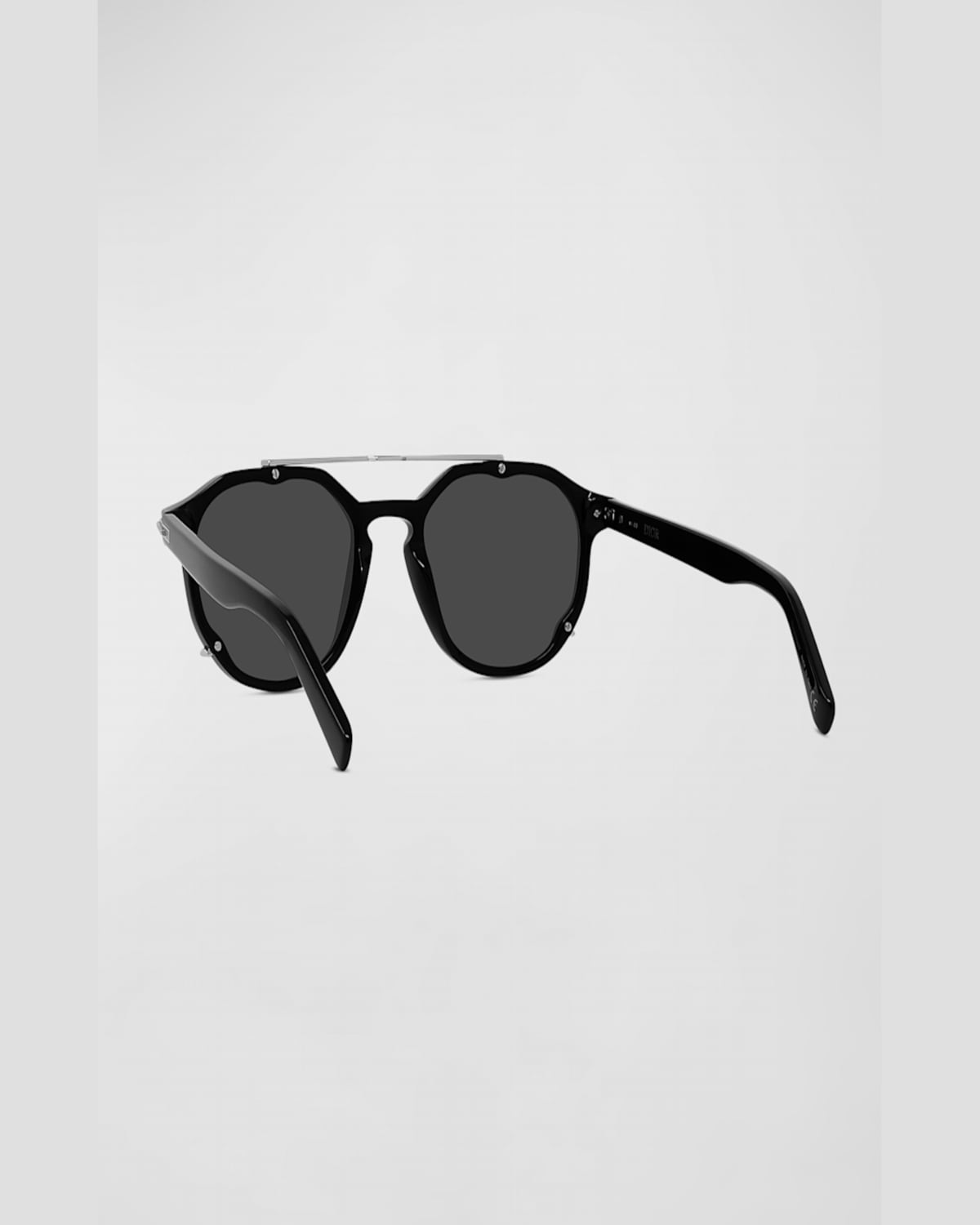 Dior Blacksuit Ri 10a0 Nero Sunglasses In Black/smoke