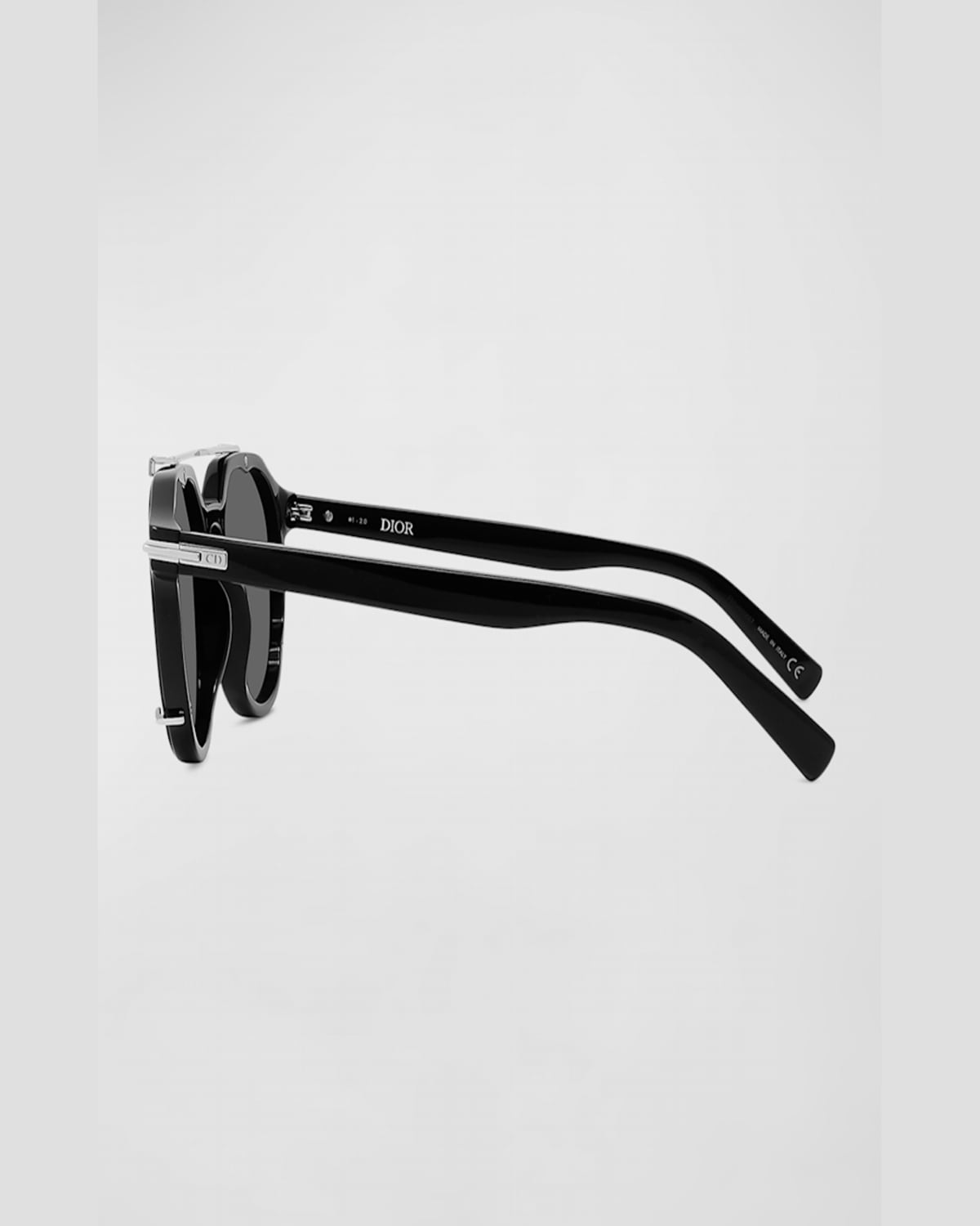 Dior Blacksuit Ri 10a0 Nero Sunglasses In Black/smoke