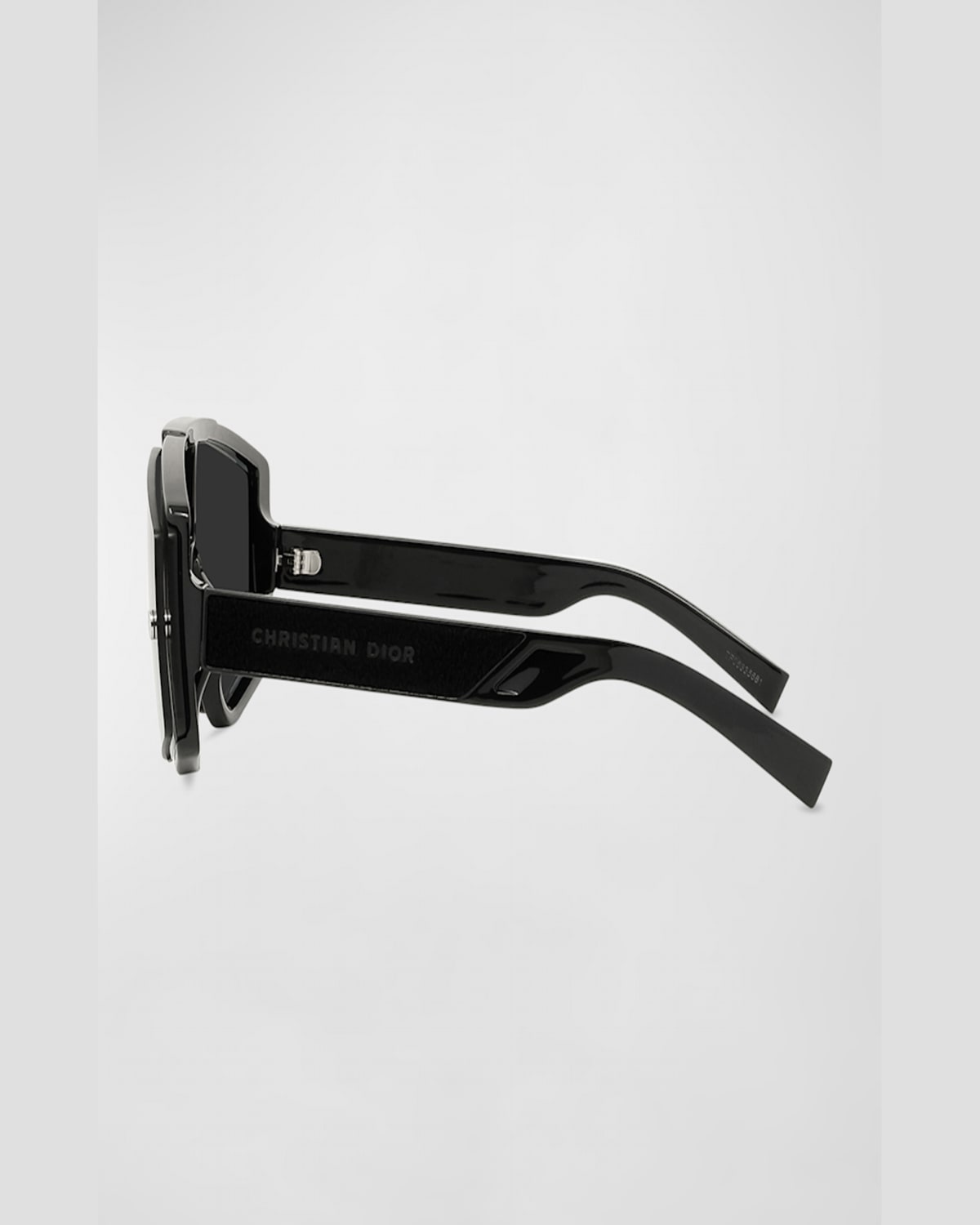 Dior Xtrem Mask Sunglasses With Interchangeable Lenses, 150mm In Black/smoke