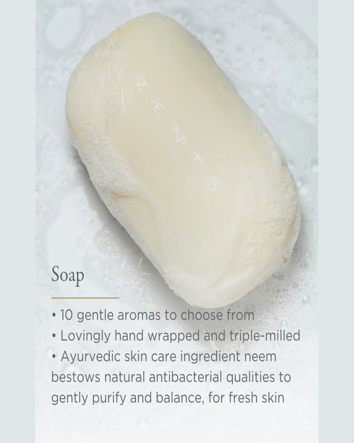 Zents 5.7 Oz. Water Luxe Soap