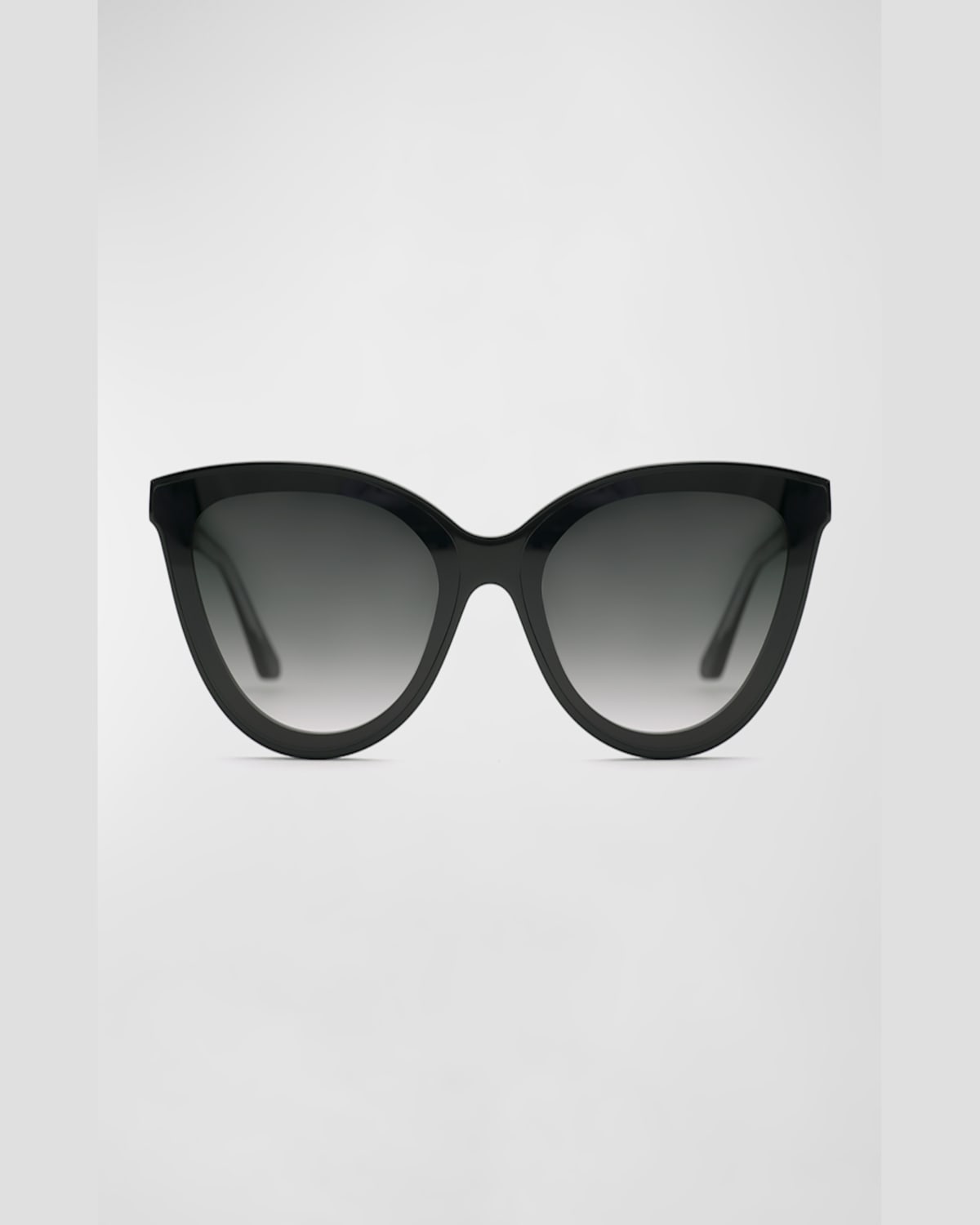 Krewe Monroe Nylon Black Cat Eye Sunglasses In Black