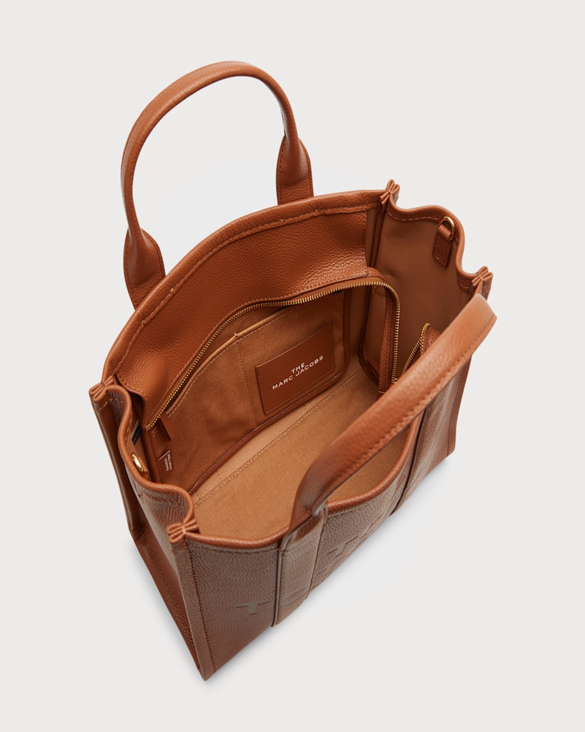 Marc Jacobs The Leather Medium Tote Bag In Bow Pink